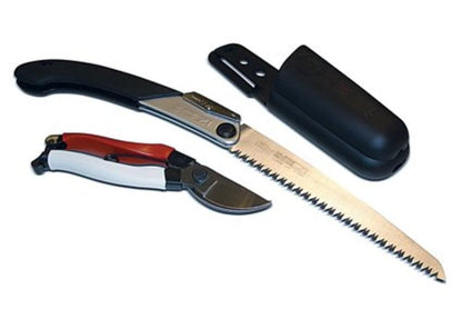 Silky Okatsune Top Gartenpflegesatz – Gartenschere Okatsune 103 & Klappsäge Silky Super Accel 210 mm | inkl. Gürtelholster