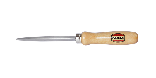 Runder Ziehklingenstahl mit Holzheft 220 mm zum Gratabziehen