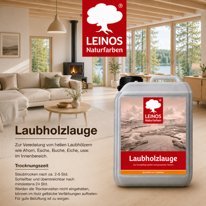LEINOS 926 Laubholzlauge 2,50 l Farblos