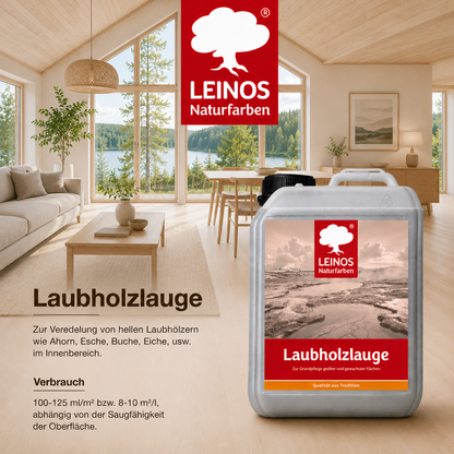 LEINOS 926 Laubholzlauge 2,50 l Farblos