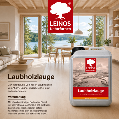 LEINOS 926 Laubholzlauge 2,50 l Farblos