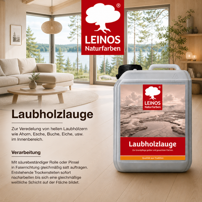 LEINOS 926 Laubholzlauge 2,50 l Farblos