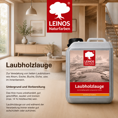 LEINOS 926 Laubholzlauge 2,50 l Farblos