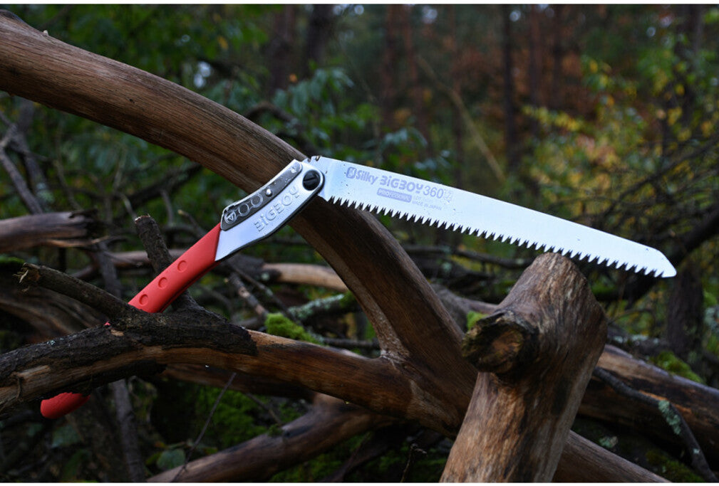 Silky Bigboy 360-7 Klappsäge – 360 mm Sägeblatt, grobe Verzahnung, japanischer Stahl – Profi Handsäge für Garten, Outdoor & Forst – leistungsstark, präzise & klappbar mit rutschfestem Griff