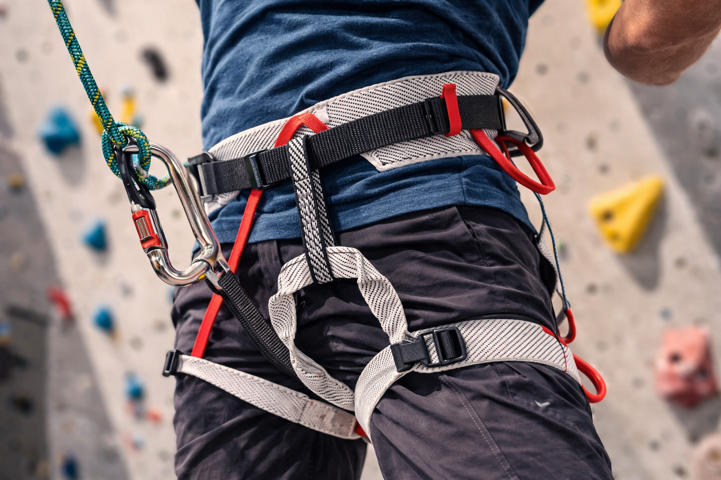 STUBAI LUX 2.0 Leichtgurt M/L | ultraleichter DYNEEMA Klettergurt für Hoch-, Gletscher- und Skitouren, Unisex Sitzgurt mit kleinem Packmaß, 155 g, rot, EN 12277 + A1 geprüft leicht