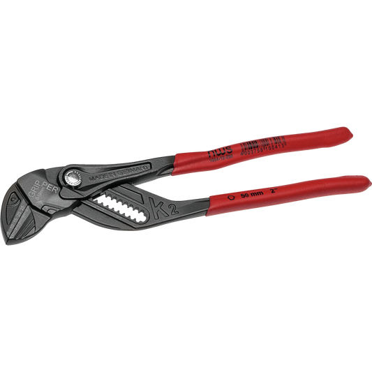 NWS Zangenschlüssel Gripper  1664-12-250-SB,universale Zangenschlüssel zum Greifen von Muttern und veredelten Armaturen Für die schonende Montage