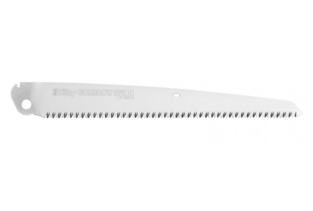 Silky Gomboy 270 Ersatzblatt 270 mm – Klappsäge Sägeblatt mit 10 Zähnen/30 mm – Premium Japanstahl – für trockenes & frisches Holz – passend für Silky Gomboy KSI522127 – präzise Zugschnitte
