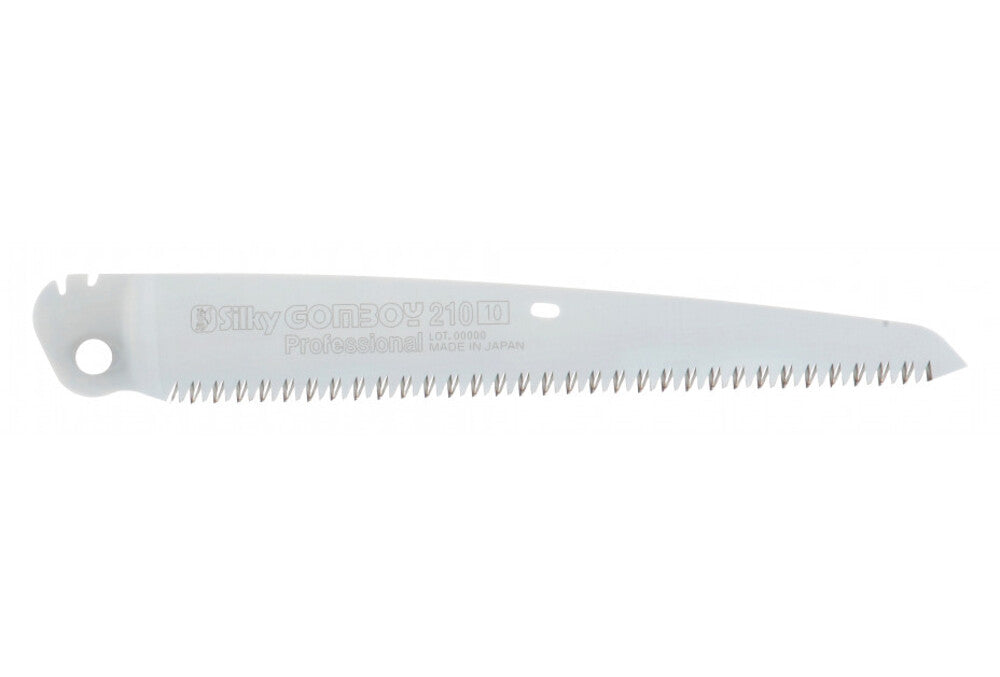 ORIGINAL SILKY Ersatzblatt für Gomboy 210 mm Medium – Astsäge Baumsäge Gartensäge, japanischer Premium-Stahl, präzise Verzahnung, schnelles Sägen auf Zug, für Outdoor, Garten und Bushcraft