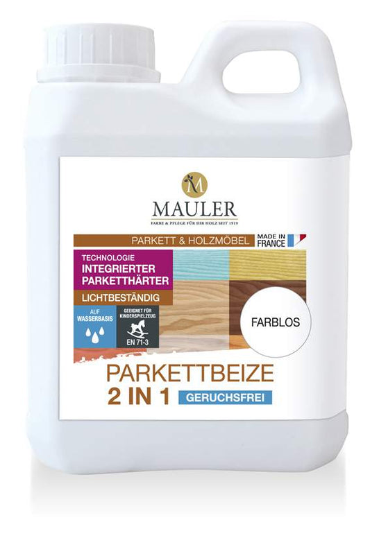Mauler Parkettbeize 2 In 1 Nussbaum Hell 2,5 L