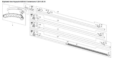 Schüttelfestes Verbindungsset für Hayauchi, klein