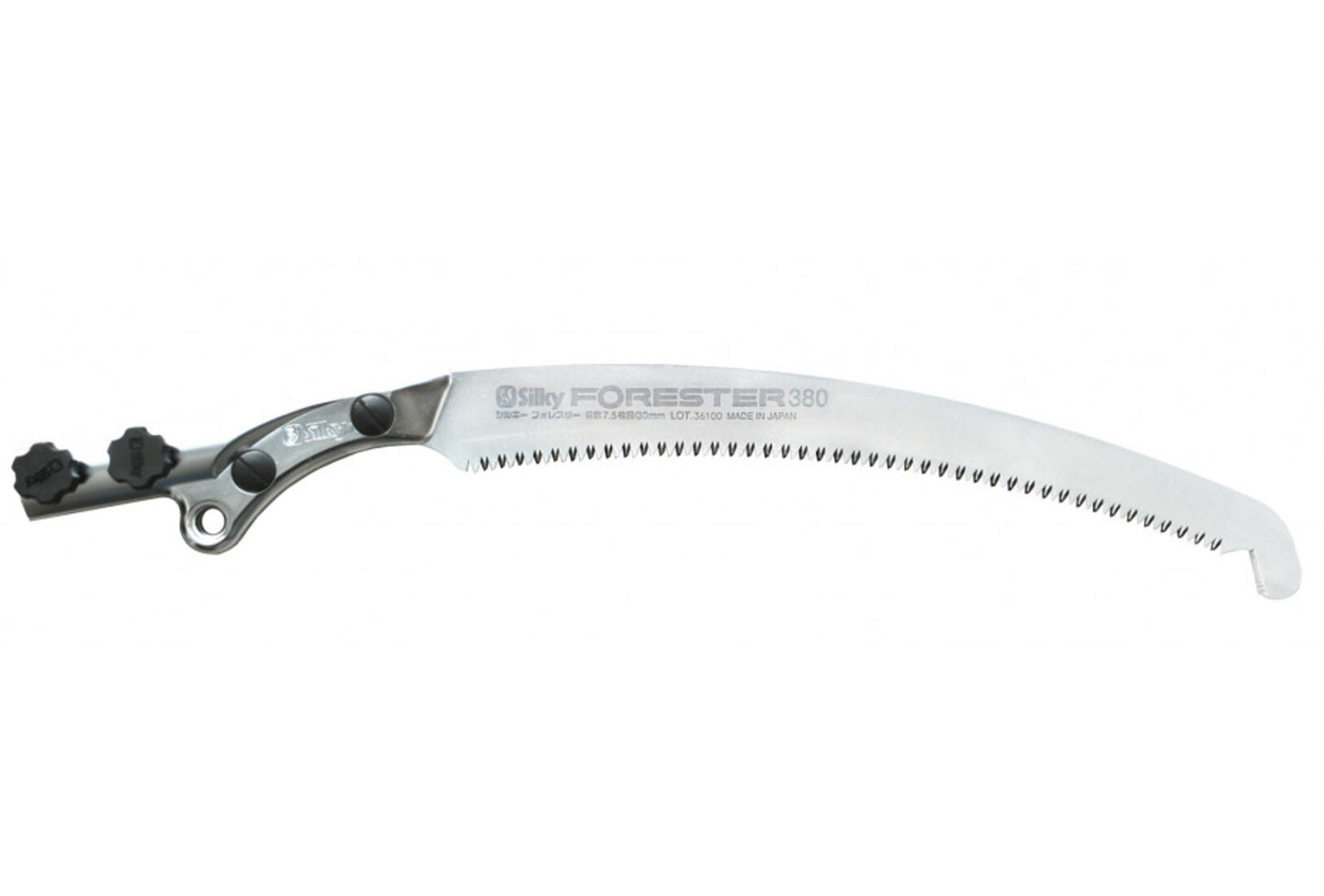 SILKY Forester 3000 Teleskopsäge 3-teilig 1,7–3,0 m | 380 mm Zugsägeblatt 7,5 Z/30 mm Mirai-Me grob | ovale Alu-Stange, Doppel-Verriegelung | Sichelspitze, kompakt & leicht | Baumpflege