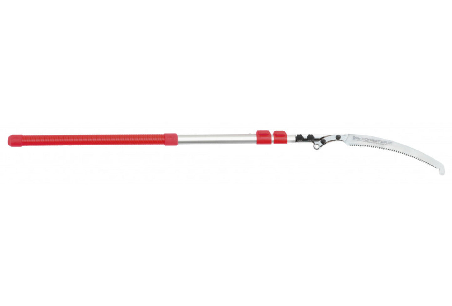 SILKY Forester 3000 Teleskopsäge 3-teilig 1,7–3,0 m | 380 mm Zugsägeblatt 7,5 Z/30 mm Mirai-Me grob | ovale Alu-Stange, Doppel-Verriegelung | Sichelspitze, kompakt & leicht | Baumpflege