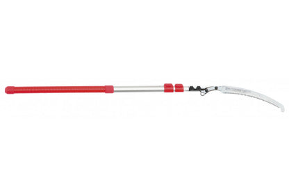 SILKY Forester 3000 Teleskopsäge 3-teilig 1,7–3,0 m | 380 mm Zugsägeblatt 7,5 Z/30 mm Mirai-Me grob | ovale Alu-Stange, Doppel-Verriegelung | Sichelspitze, kompakt & leicht | Baumpflege