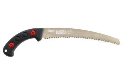 Silky Zübat Professional Handsäge 270 mm, gebogene Astsäge mit 7,5 Zähnen/30 mm, japanische Zugsäge für Baumpflege, Gartenschnitt und präzise Holzarbeiten mit ergonomischem Griff