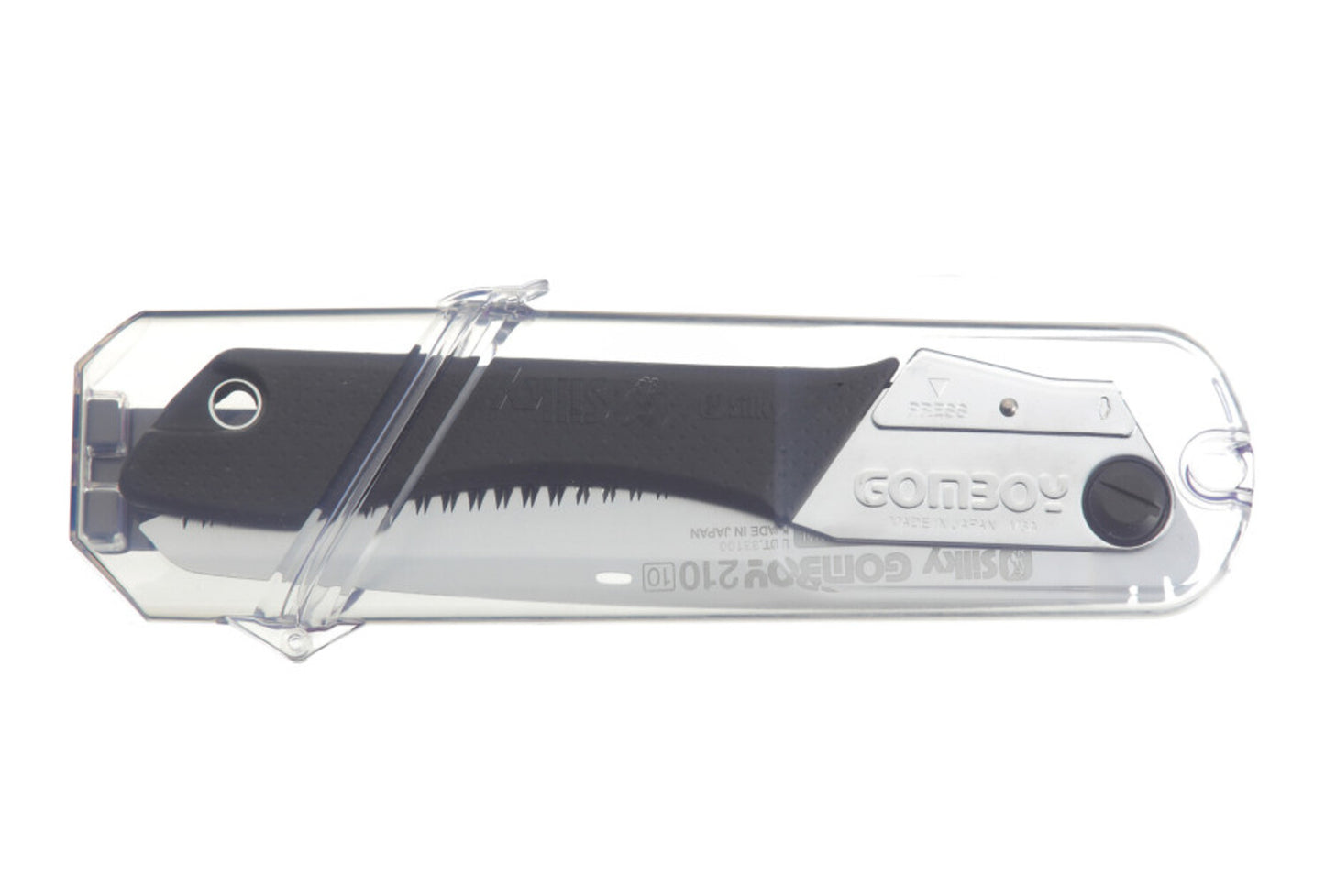 JAPANISCHE KLAPPSÄGE SILKY GOMBOY 210 | 10 Zähne pro Zoll – Hochwertige Klappsäge mit 210 mm Blattlänge auf Zug arbeitende Säge. Ideal für Outdoor-Abenteuer, Gartenarbeit, Bushcraft, Camping