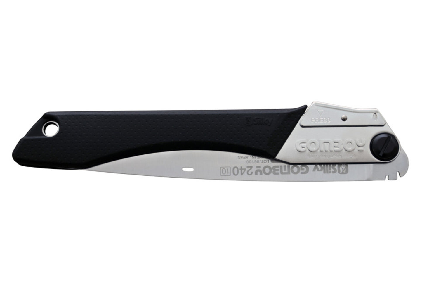 SILKY Gomboy 240 Klappsäge | Medium 10 Z/30 mm | 240 mm Zugsägeblatt aus Premium Japanese Steel | kompakt & leicht | präzise Schnitte | Outdoor, Camping, Handwerk
