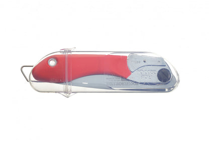 SILKY Pocketboy 170 Klappsäge rot | sehr grob 8 ZpZ | japanische Zugsäge Pull Cut für nasses & trockenes Holz | saubere Schnitte im Garten, Outdoor & Camping | sicher verriegelbar, inkl. Gürtelhülle