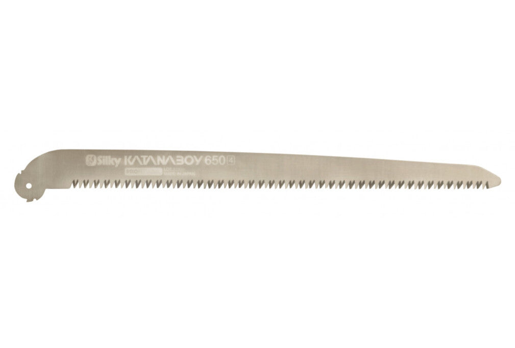 Silky Ersatzblatt Katanaboy 650-5, 650 mm grobes Ersatzsägeblatt für Silky Katanaboy Klappsäge, Mirai-Me Verzahnung 5 Zähne/30 mm, für schnelle kraftsparende Schnitte in starkem Holz, sehr grob
