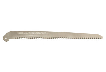 Silky Ersatzblatt Katanaboy 650-5, 650 mm grobes Ersatzsägeblatt für Silky Katanaboy Klappsäge, Mirai-Me Verzahnung 5 Zähne/30 mm, für schnelle kraftsparende Schnitte in starkem Holz, sehr grob