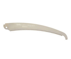 SILKY Longboy Teleskopsäge 3-teilig | ausziehbar bis 3,6 m (Reichweite bis 4,5 m) | nur 1,45 m Transportlänge | 360 mm Klappsägeblatt mit Sichel | ovale Alu-Stange, Profi-Astsäge für Obstbau & Garten