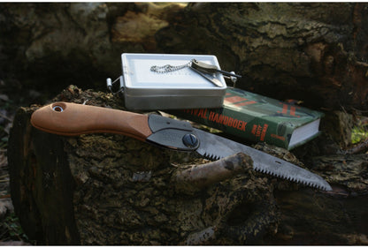 Silky Pocketboy Outback Edition 170 mm Klappsäge | 10 ZpZ medium | schwarze Nickel-Zinn-Beschichtung | verriegelt 2 Positionen | rutschfester Griff | Bushcraft Jagd Outdoor Säge