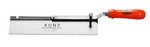 KUNZ® Feinsäge Nr. 145 B, umlegbar – Dovetail Saw 250 mm mit Rücken, für Zinken, Zapfen & Gehrungen