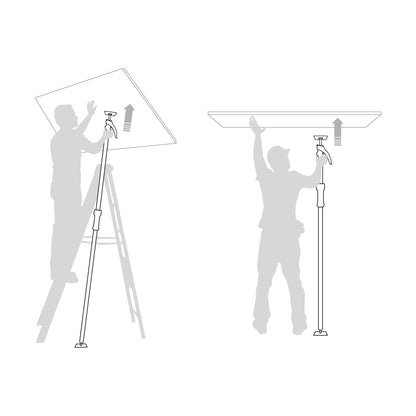 Piher Lastenstange P3 ARM+ 168-300cm  Deckenstütze Montagestütze, ideal für Innenausbau, Ladungssicherung, Abstützen von Baumaterial