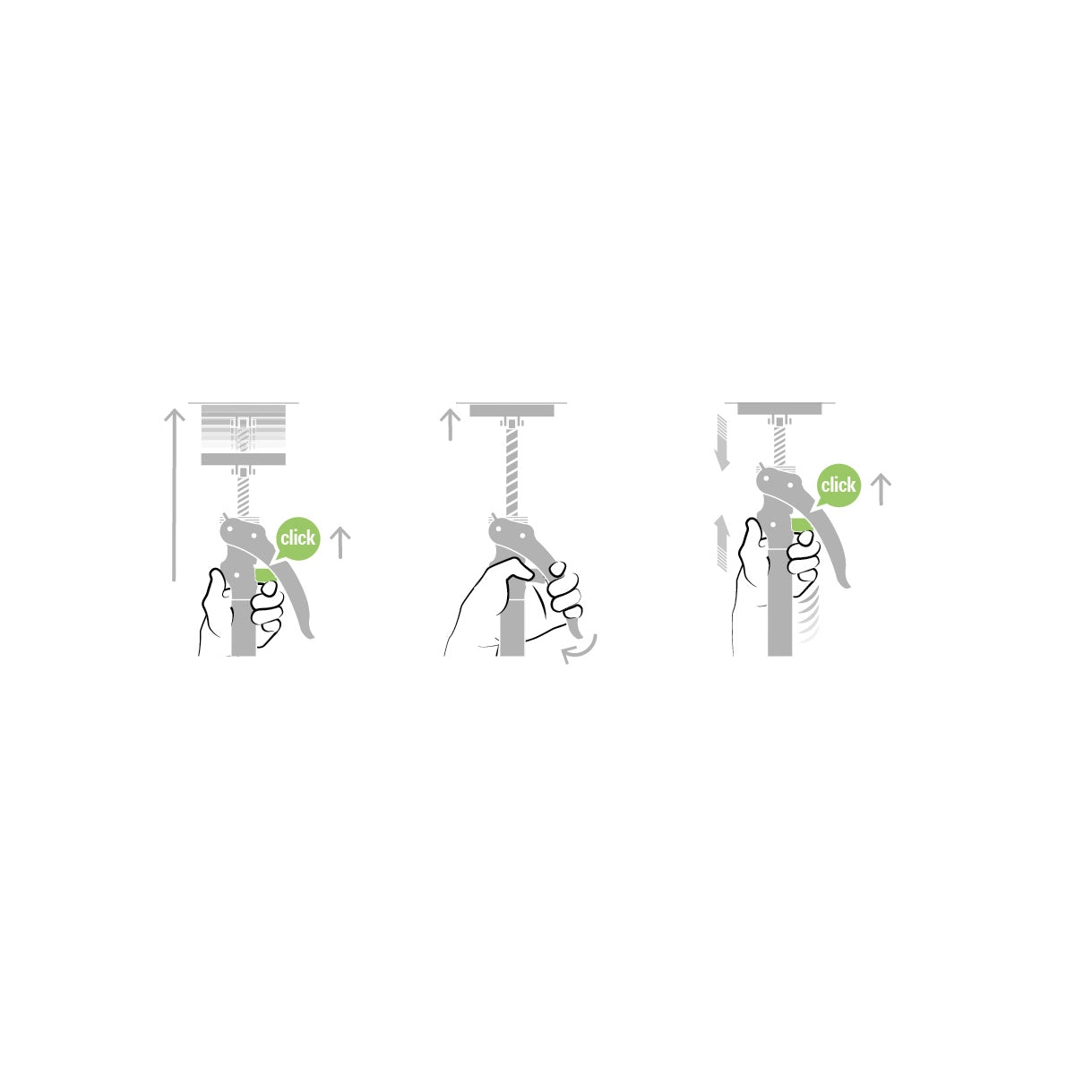 Piher Lastenstange P3 ARM+ 168-300cm  Deckenstütze Montagestütze, ideal für Innenausbau, Ladungssicherung, Abstützen von Baumaterial