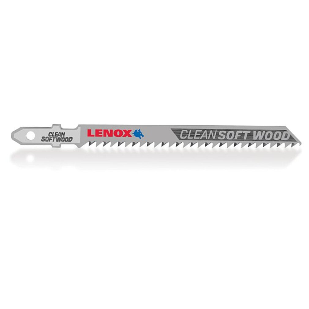 LENOX Karbon Stichsägeblatt 102 x 8 x 1,5mm 10ZPZ, T-Schaft, für weiches Holz (4,8-31,8mm)