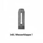 KUNZ® Ersatzeisen 03.6.7TD – Zahnhobeleisen mit Messerklappe