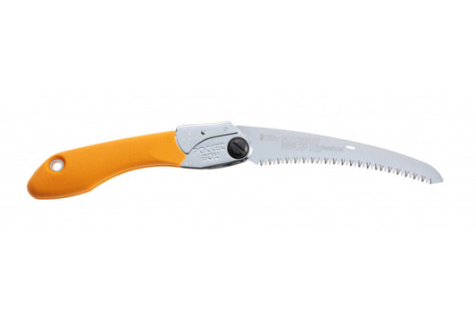 SILKY PocketBoy Curve 170 mm Professional Klappsäge | gebogenes Blatt, grob | Pull-Cut 15–20% schneller als gerade | impulsgehärtete Zähne | Gürtelholster Hartplastik