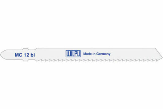 WILPU Stichsägeblatt MC 12 bi mit Einnockenschaft- / T-Schaft, 5 Stück