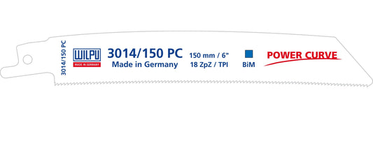 WILPU Säbelsägeblätter  150x19x0,9mm Bi-Metall Sägeblätter Säbelsäge, 18TPI für Metall zum Stahlschneiden, Zubehör für Säbelsäge 20 Stück