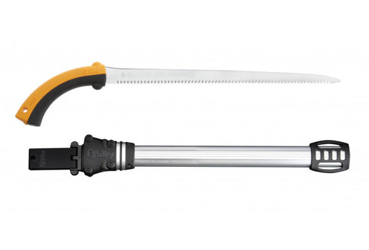Silky Tsurugi 300 mm Baumsäge – spitz zulaufende Hochleistungsklinge, 10 ZpZ Medium Mirai-Me Verzahnung, extrem schlank für enge Stellen, 1,7 mm flexible Profi-Klinge, Gummi-Pistolengriff inkl. Holster