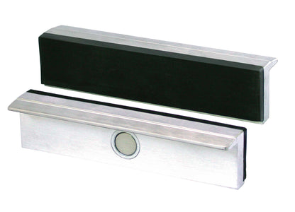 HEUER Magnet-Schutzbacke Typ G für Schraubstock 115 mm, Aluminium-Gummibelag