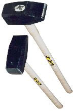 FIVEL Vorschlaghammer, 6000 g, 72x194 mm, Hickory-Stiel – für Abbruch, Pfähle & Schalungsbau · volle Schlagkraft